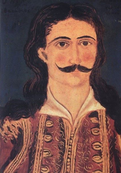 Αθανάσιος Διάκος (Λάδι_σε_χαρτόνι), έργο του Θεόφιλου